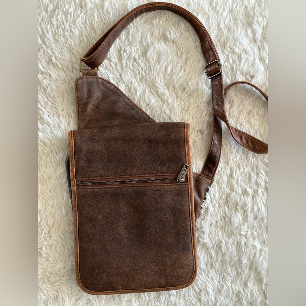 Scully Leather Travel or City Crossbody Purse